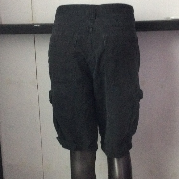 WRG jean co. black men’s knee length cargo shorts - Picture 2 of 2